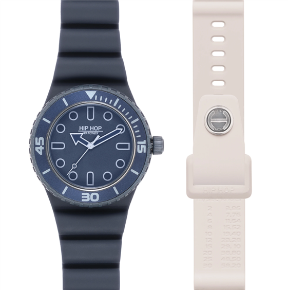 Armbanduhr Hip Hop Herr MASTER in Stahl HWU1333 - HWU1333